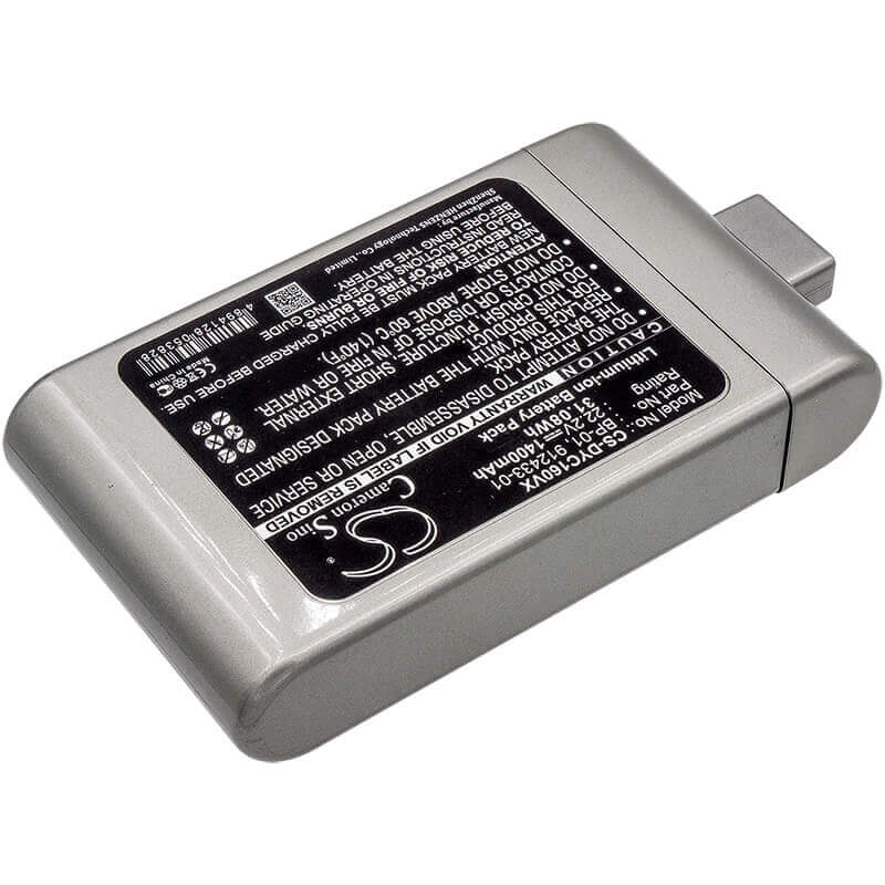 22.2V, Li-ion, 1400mAh, Vacuum battery fits Dyson, D12 Cordless Vacuum, Dc16, Dc-16, 31.08Wh Vacuum Cameron Sino Technology Limited