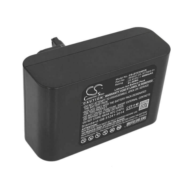 22.8V, Li-ion, 4000mAh, Vacuum battery fits Dyson, Dc31 Animal, Dc34, Dc34 Animal, 91.20Wh Vacuum Cameron Sino Technology Limited