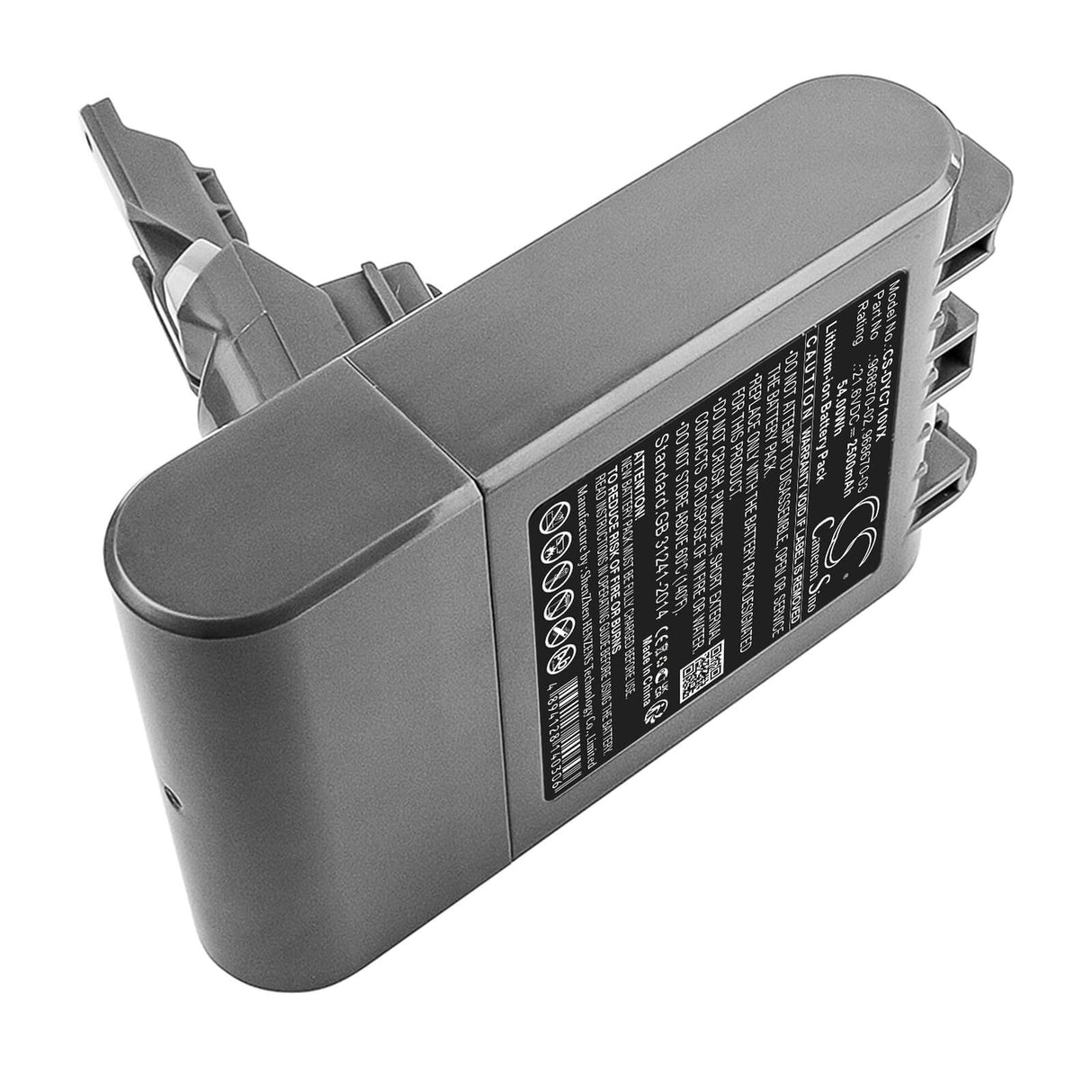 Batterie d'aspirateur pour Dyson Sv11 et V7 21.6v, s'adapte à 968670-06, 2500mah - 54.00wh Aspirateur Cameron Sino Technology Limited