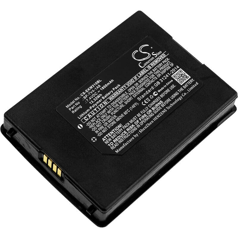 7.4V, Li-Polymer, 1800mAh, Equipment battery fits E-seek, Bp-7v4-1a8, M310, M310s, 13.32Wh Equipment, Survey, Test Cameron Sino Technology Limited