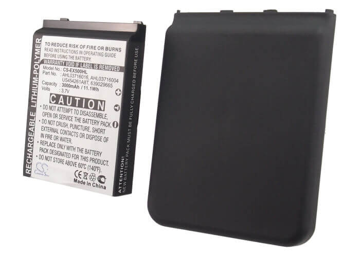 3.7V, Li-Polymer, 3000mAh, SmartPhone battery fits E-ten, Pharos, 369029665, Glofiish X500, Glofiish X500+, 11.1Wh Mobile, SmartPhone Cameron Sino Technology Limited (Smartphone)