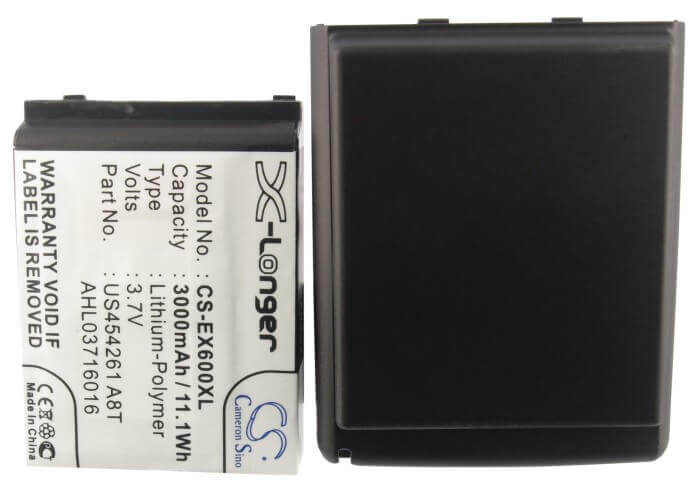 3.7V, Li-Polymer, 3000mAh, SmartPhone battery fits E-ten, 369029665, Glofiish X600, Glofiish X610, 11.1Wh Mobile, SmartPhone Cameron Sino Technology Limited (Suspended)