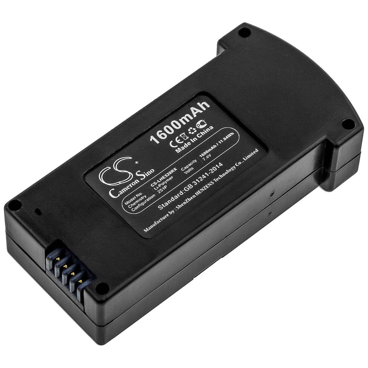 7.4V, Li-Polymer, 1600mAh, Drones battery fits Eachine, 2594368, E520, E520s, 11.84Wh Drones Cameron Sino Technology Limited