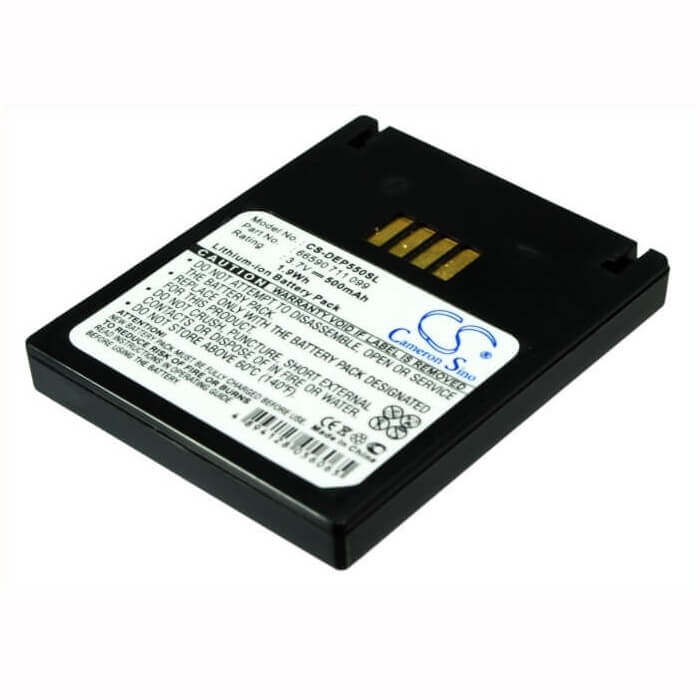 3.7V, Li-ion, 500mAh, SmartPhone battery fits Konftel, Teufel, Easypack, 66590 711 099, Easypack 550, Easypack 610, 1.85Wh Mobile, SmartPhone Cameron Sino Technology Limited (Smartphone)