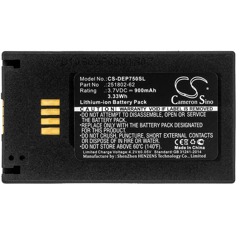 Batterie de scanner de codes-barres pour Easypack Poliflex 750 3.7v, 1150mah - 4.26wh Scanner de codes-barres Cameron Sino Technology Limited