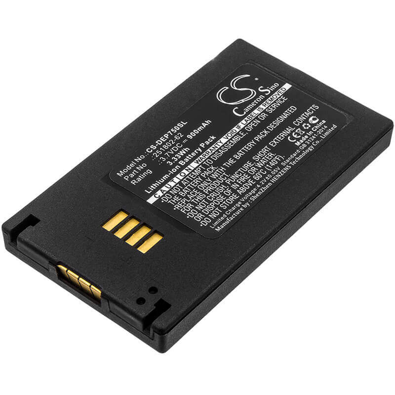 Batterie de scanner de codes-barres pour Easypack Poliflex 750 3.7v, 1150mah - 4.26wh Scanner de codes-barres Cameron Sino Technology Limited
