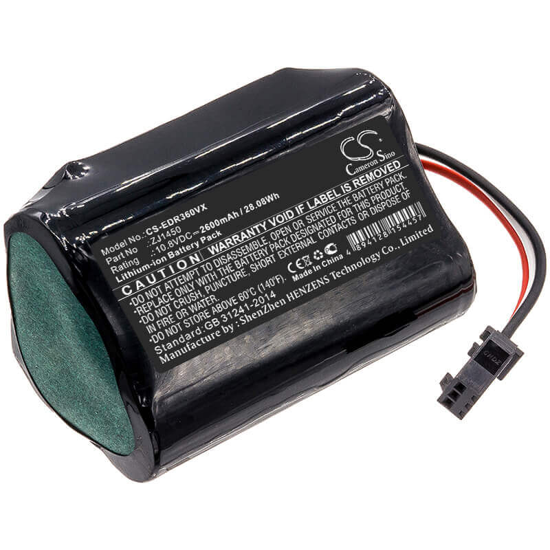10.8V, Li-ion, 2600mAh, Vacuum battery fits Ecovacs, D36a, D36b, D36c, 28.08Wh Vacuum Cameron Sino Technology Limited