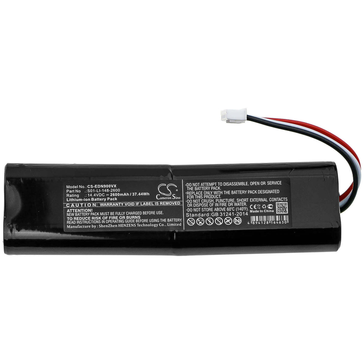 Vacuum battery For Ecovacs, Deebot Ozmo 900, Deebot Ozmo 901, Deebot Ozmo 920 14.4v, 2600mah - 37.44wh Vacuum Cameron Sino Technology Limited