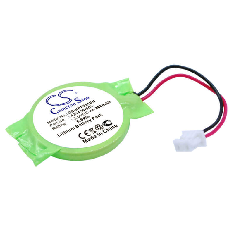 3.0V, Lithium, 200mAh, CMOS / BackUp battery fits Iei, Ecs, Hp, 431436-001, Nova 8450G2-R10, Nova 9453-R11, 0.60Wh CMOS / BackUp Cameron Sino Technology Limited