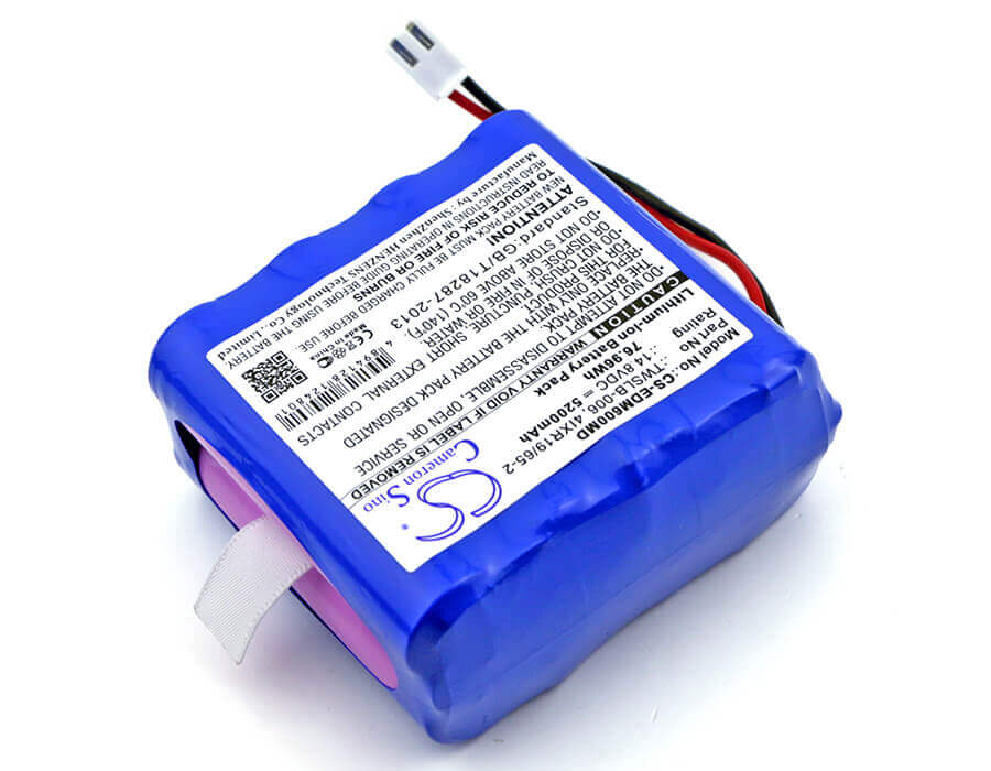 14.8V, Li-ion, 5200mAh, Medical battery fits Edan, 4ixr19/65-2, F6, F6 Fetal Monitor, 76.96Wh Medical Cameron Sino Technology Limited (Medical)