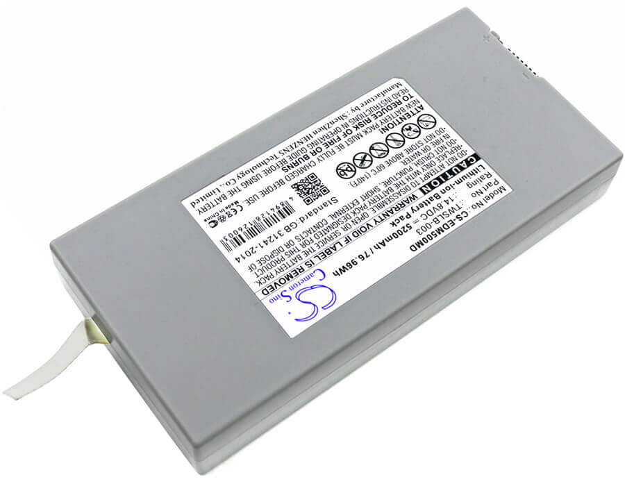 14.8V, Li-ion, 5200mAh, Medical battery fits Edam, Edan, Drager, 01.21.064143, Im8b, M8b, 76.96Wh Medical Cameron Sino Technology Limited (Medical)