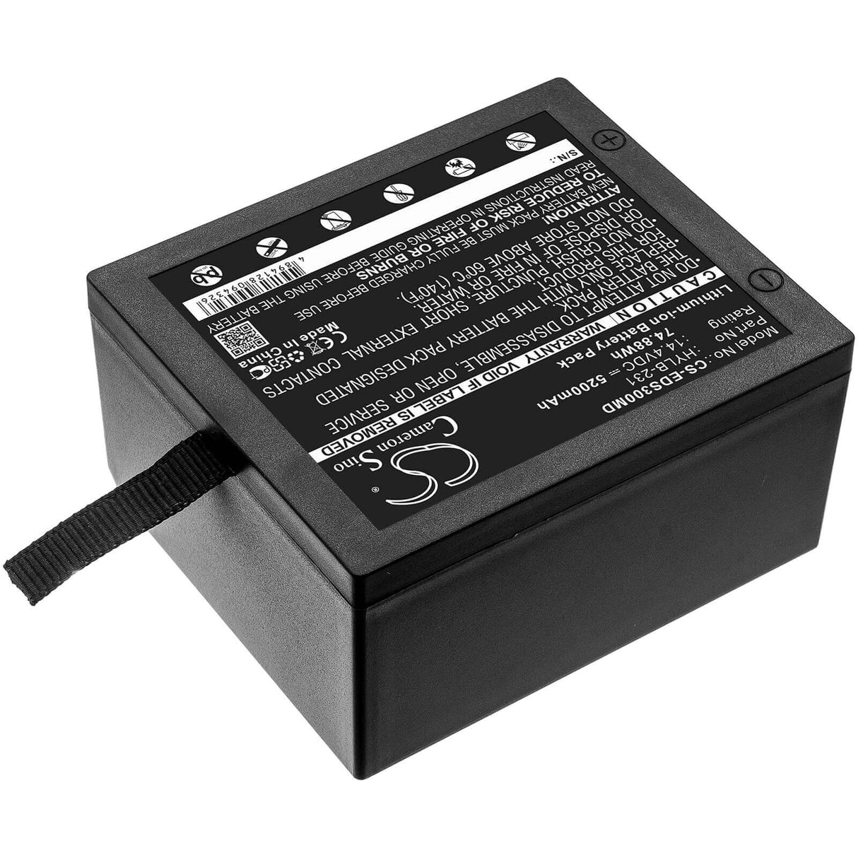 14.4V, Li-ion, 5200mAh, Medical battery fits Edan, Hylb-231, Se3, Se-3, 74.88Wh Medical Cameron Sino Technology Limited (Medical)