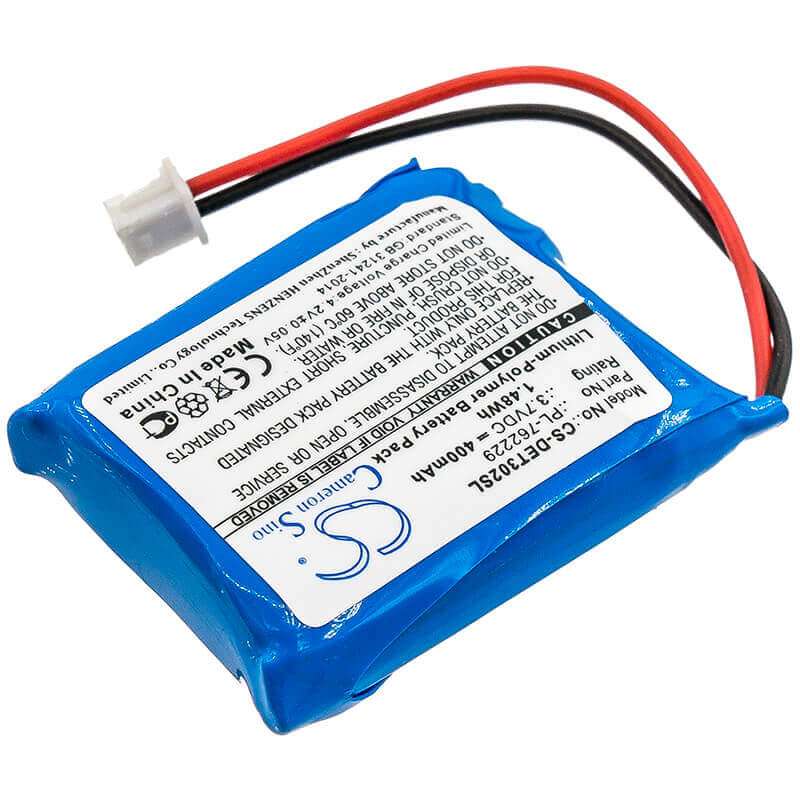 3.7V, Li-Polymer, 400mAh, Dog Collar battery fits Educator, Pl-762229, Et-300-l, Et-300 receiver, 1.48Wh Dog Collar Cameron Sino Technology Limited