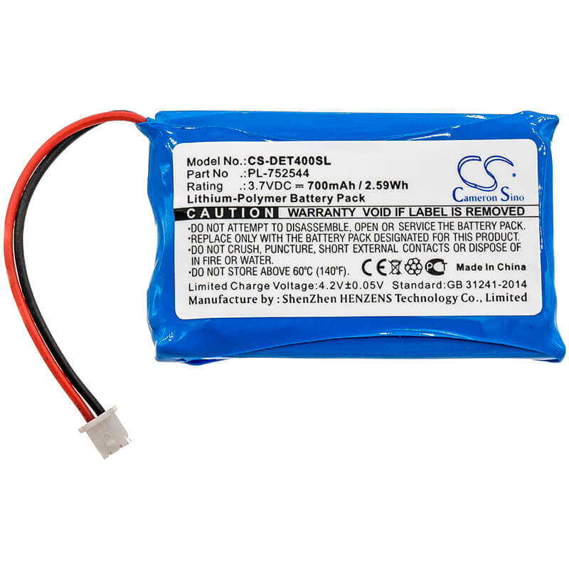 Cameron Sino CS-DET400SL Battery for Educator Dog Collar 700mAh 3.7V Dog Collar Cameron Sino Technology Limited