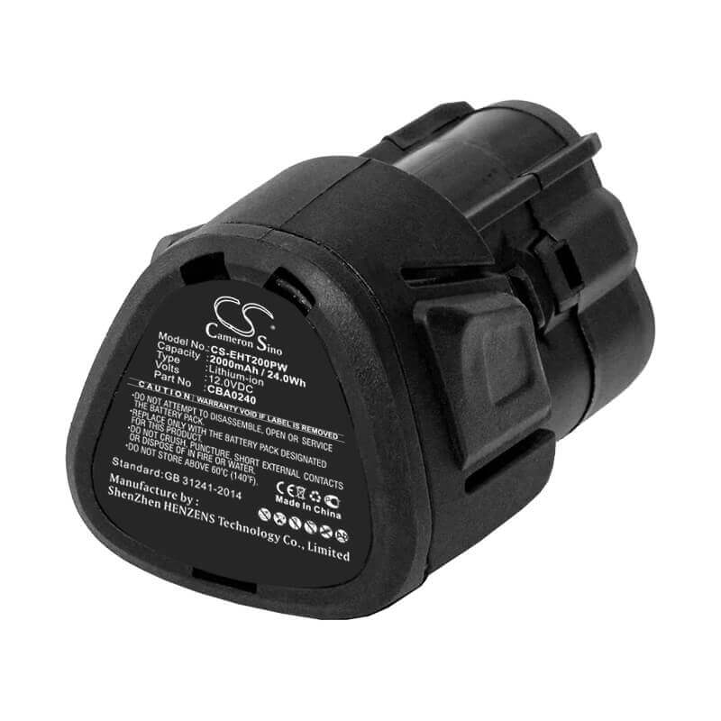 12.0V, Li-ion, 2000mAh, Gardening Tools battery fits Ego, Cba0240, Cht2001e Cordless Shrub, Cht2001e Grass Shears, 24.00Wh Gardening Tools Cameron Sino Technology Limited (Power Tools)