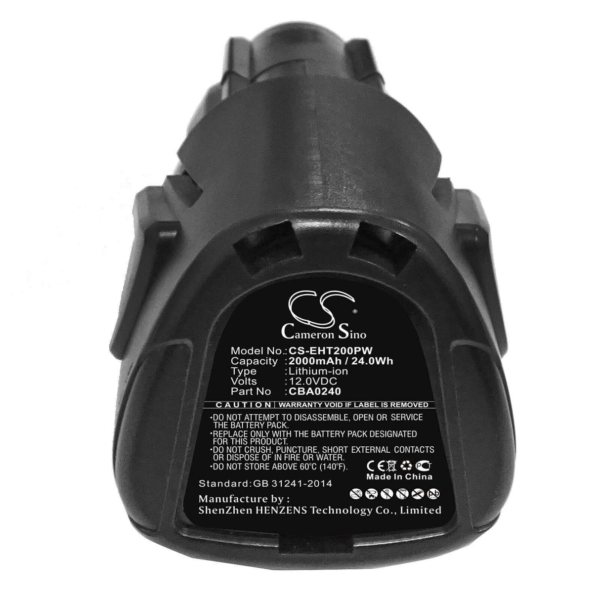 12.0V, Li-ion, 2000mAh, Gardening Tools battery fits Ego, Cba0240, Cht2001e Cordless Shrub, Cht2001e Grass Shears, 24.00Wh Gardening Tools Cameron Sino Technology Limited (Power Tools)