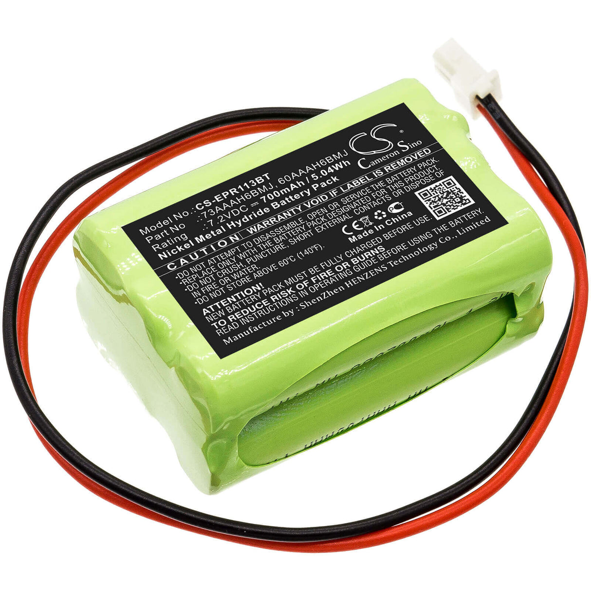 Ni-MH, Alarm Battery For Electia, 1131 Dtmf, 1132 Gsm, C-fence Gsm Panel 7.2v, 700mah - 5.04wh Alarm System Cameron Sino Technology Limited