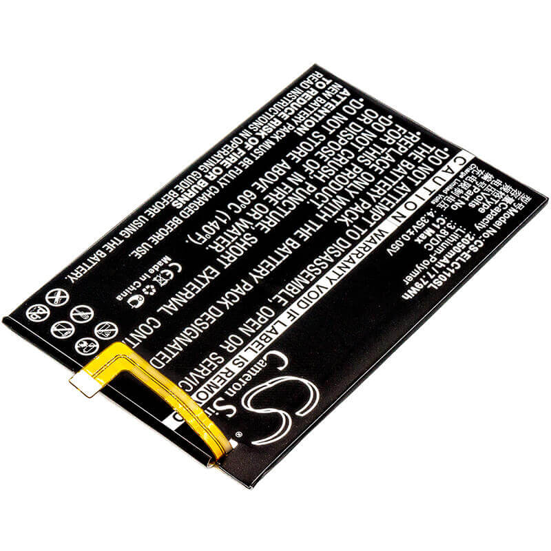 3.8V, Li-Polymer, 2050mAh, SmartPhone battery fits Elephone, C1 Max, C1 Max, 7.79Wh Mobile, SmartPhone Cameron Sino Technology Limited (Suspended)
