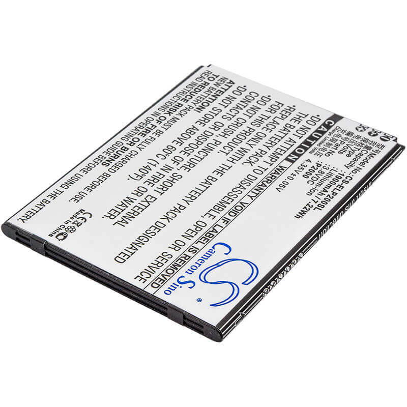 3.8V, Li-ion, 1900mAh, SmartPhone battery fits Elephone, P2000, P2000, P2000c, 7.22Wh Mobile, SmartPhone Cameron Sino Technology Limited (Smartphone)