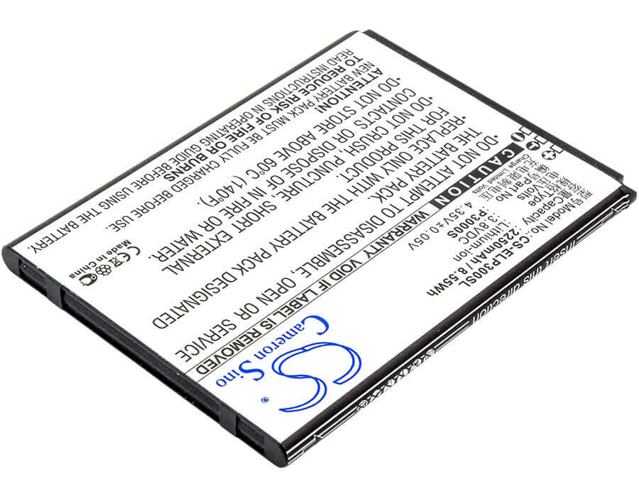 3.8V, Li-ion, 2250mAh, SmartPhone battery fits Elephone, P3000s, P3000, P3000s, 8.55Wh Mobile, SmartPhone Cameron Sino Technology Limited (Smartphone)