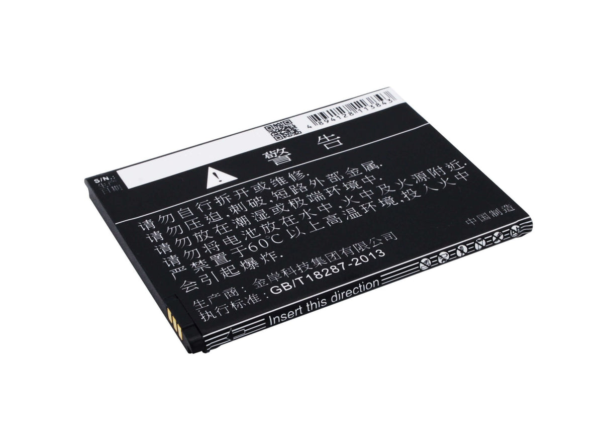 Battery For Elephone P6000, Precious P6000, P6000s 3.7v, 2000mah - 7.40wh Batteries for Electronics Cameron Sino Technology Limited (Suspended)