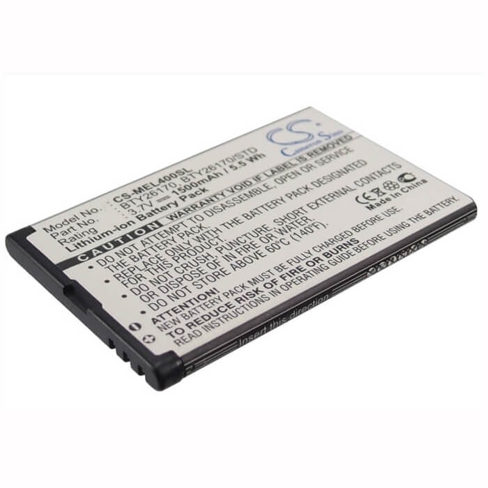 3.7V, Li-ion, 1500mAh, SmartPhone battery fits Emporia, Elson, Mobistel, Bty26170, El400, Mobistel El400, 5.55Wh Mobile, SmartPhone Cameron Sino Technology Limited (Smartphone)
