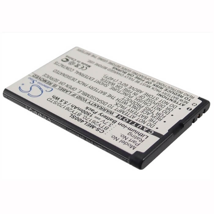 3.7V, Li-ion, 1500mAh, SmartPhone battery fits Emporia, Elson, Mobistel, Bty26170, El400, Mobistel El400, 5.55Wh Mobile, SmartPhone Cameron Sino Technology Limited (Smartphone)