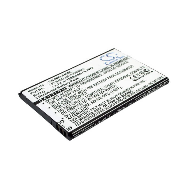 3.7V, Li-ion, 1000mAh, PDA battery fits Mobistel, Emporia, Bty26175mobistel/std, El540, El540dual, 3.7Wh PDA, Pocket PC Cameron Sino Technology Limited