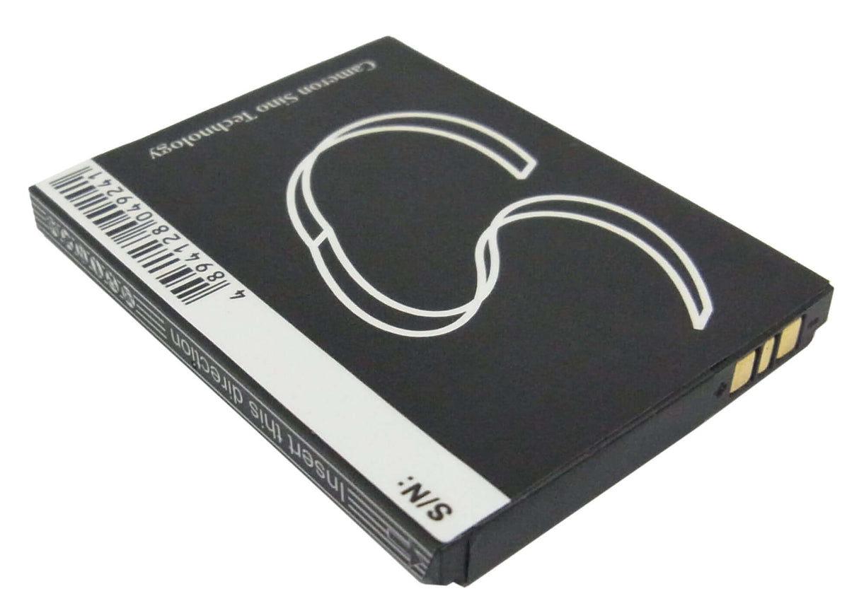 3.7V, Li-ion, 650mAh, SmartPhone battery fits Mobistel, Bty26164, Elson El390, Mobistel El390, 2.41Wh Mobile, SmartPhone Cameron Sino Technology Limited (Suspended)