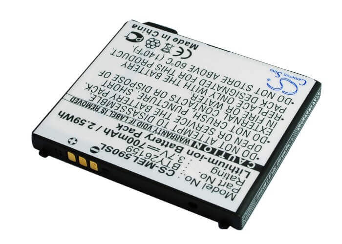 3.7V, Li-ion, 700mAh, SmartPhone battery fits Emporia, Bty26159, Elson El570, Elson El590, 2.59Wh Mobile, SmartPhone Cameron Sino Technology Limited (Suspended)