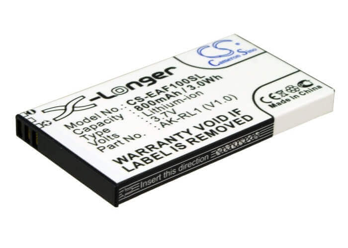 3.7V, Li-ion, 800mAh, SmartPhone battery fits Emporia, Ak-rl1, Rl1, Vf1c, 2.96Wh Mobile, SmartPhone Cameron Sino Technology Limited (Smartphone)