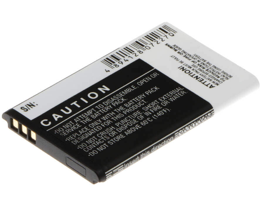 3.7V, Li-ion, 900mAh, SmartPhone battery fits Easyfone, Vienod, Artfone, Texet, Brondi, Bea-fon, B111, C3, Cf241a, 3.33Wh Mobile, SmartPhone Cameron Sino Technology Limited (Smartphone)