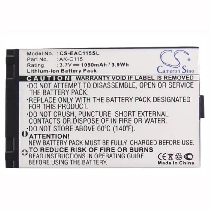 3.7V, Li-ion, 1050mAh, SmartPhone battery fits Emporia, Ak-c115, Telme C100, Telme C115, 3.89Wh Mobile, SmartPhone Cameron Sino Technology Limited (Smartphone)