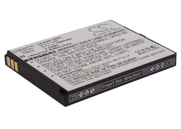 3.7V, Li-ion, 1200mAh, SmartPhone battery fits Emporia, Ak-e1200, Ak-e1200, Telme E1000, 4.44Wh Mobile, SmartPhone Cameron Sino Technology Limited (Smartphone)