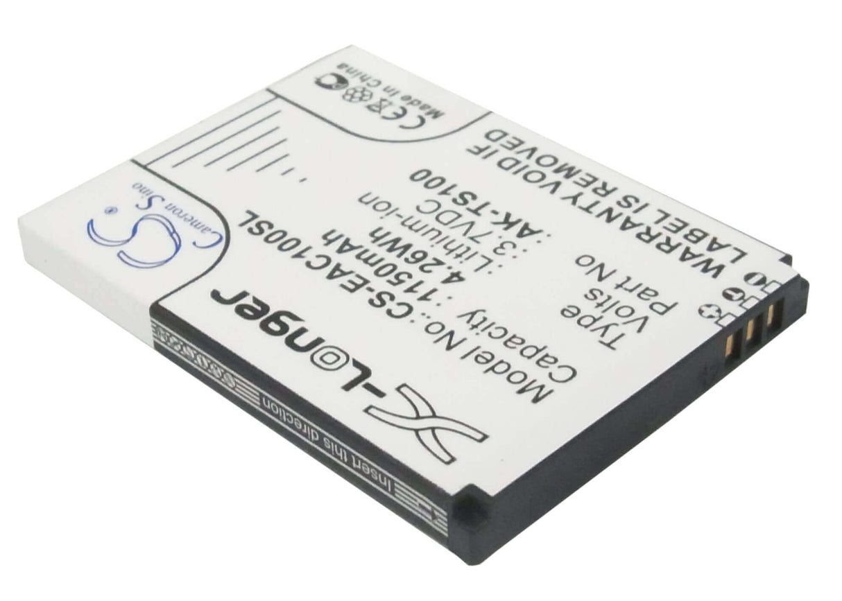 3.7V, Li-ion, 1150mAh, SmartPhone battery fits Emporia, Ak-ts100, Telme Ts100, Telme Ts100s, 4.26Wh Mobile, SmartPhone Cameron Sino Technology Limited (Smartphone)