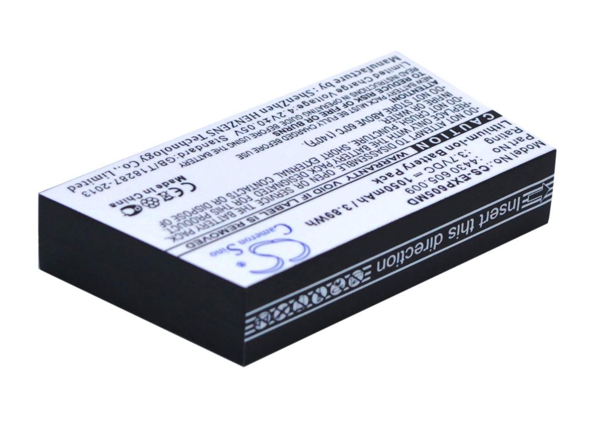 3,7V, Li-ion, 1050mAh, batterie médicale compatible avec Eppendorf, 4430 605.009, Easypet 3, 3.89Wh Medical Cameron Sino Technology Limited (Médical)
