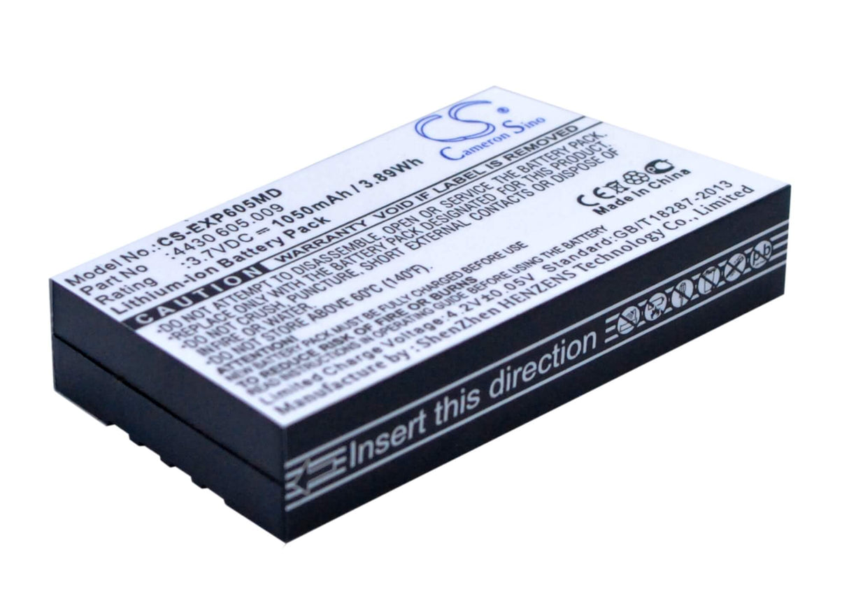 3,7V, Li-ion, 1050mAh, batterie médicale compatible avec Eppendorf, 4430 605.009, Easypet 3, 3.89Wh Medical Cameron Sino Technology Limited (Médical)