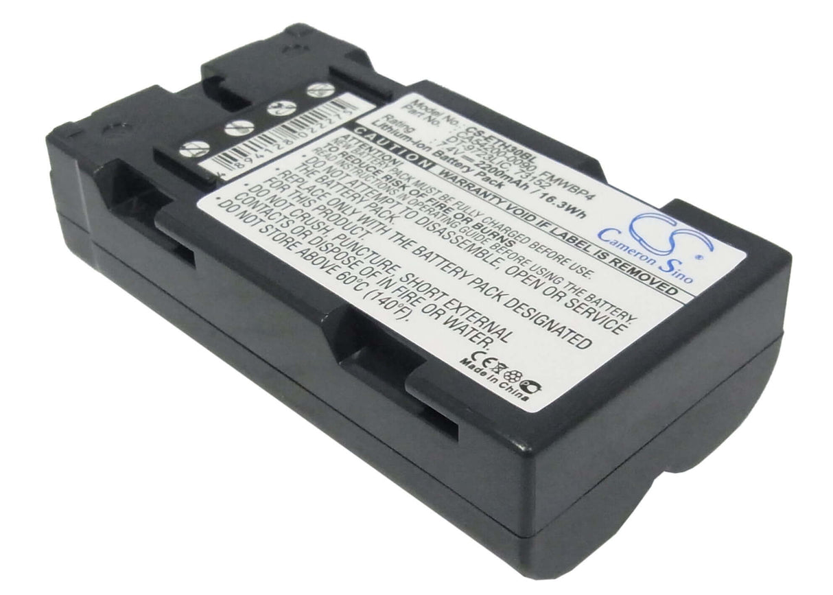 Batterie de scanner de code-barres pour Epson Eht-30, Eht-40, Eht-400 7.4v, 2200mah - 16.28wh Scanner de code-barres Cameron Sino Technology Limited