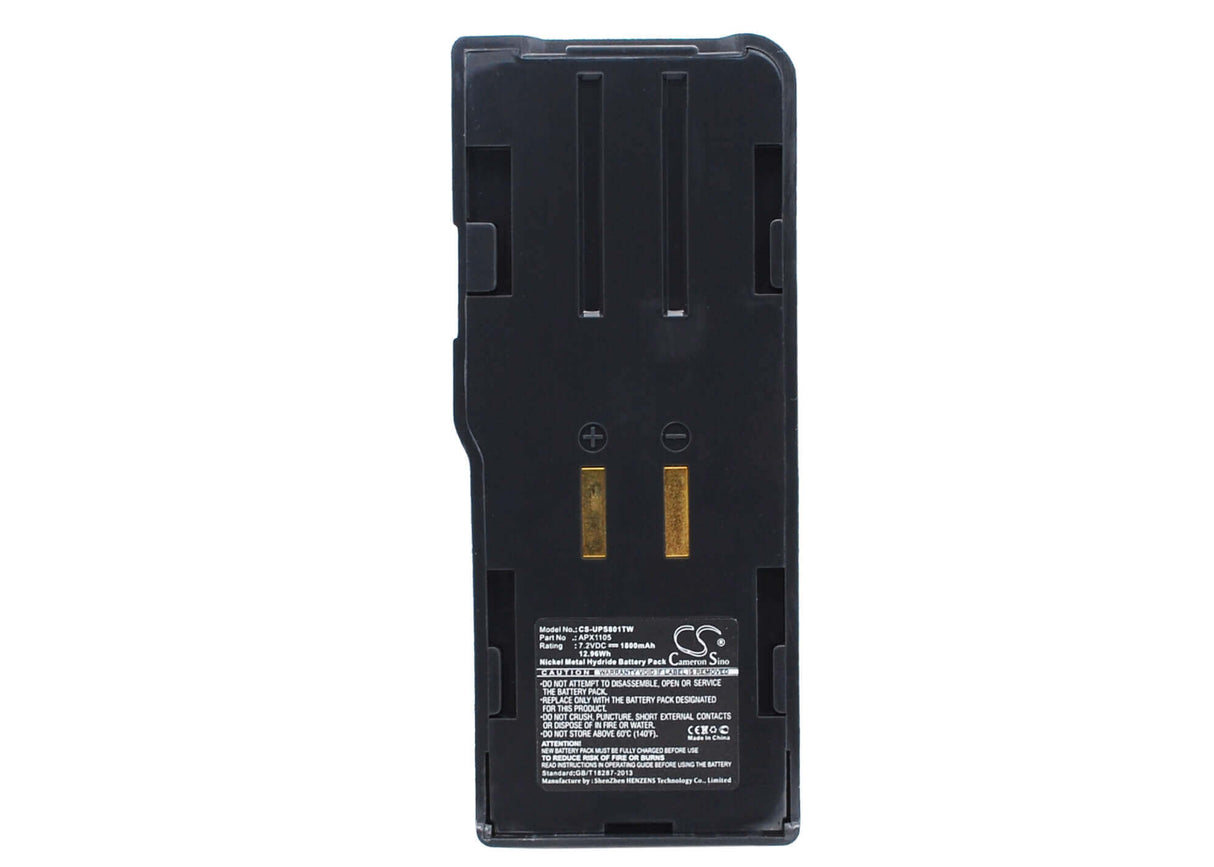 7.2V, Ni-MH, 1800mAh, Two-Way Radio battery fits Ericsson, Uniden, Apx1105, Pc200, 12.96Wh Two-Way Radio Cameron Sino Technology Limited