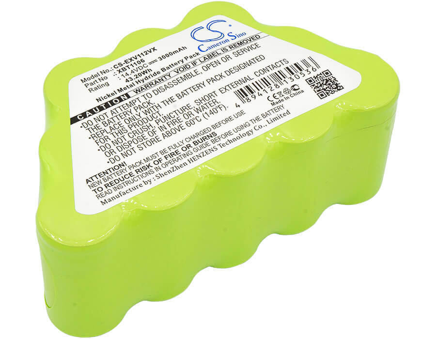 14.4V, Ni-MH, 3000mAh, Vacuum battery fits Shark, Euro Pro, Navigator Freestyle Pro, Sv1106, Sv1107, 43.2Wh Vacuum Cameron Sino Technology Limited