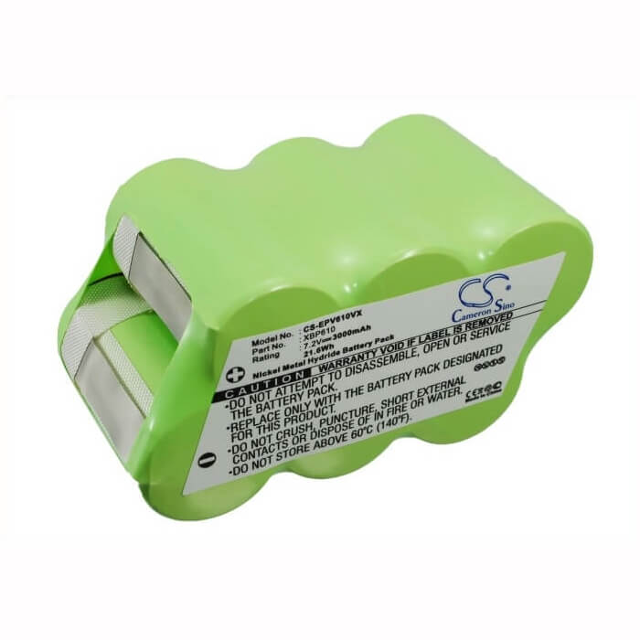 Vacuum Battery For Euro Pro Shark Uv610, Shark Uv610bl, Shark Uv610c 7.2v, 3000mah - 21.60wh Vacuum Cameron Sino Technology Limited