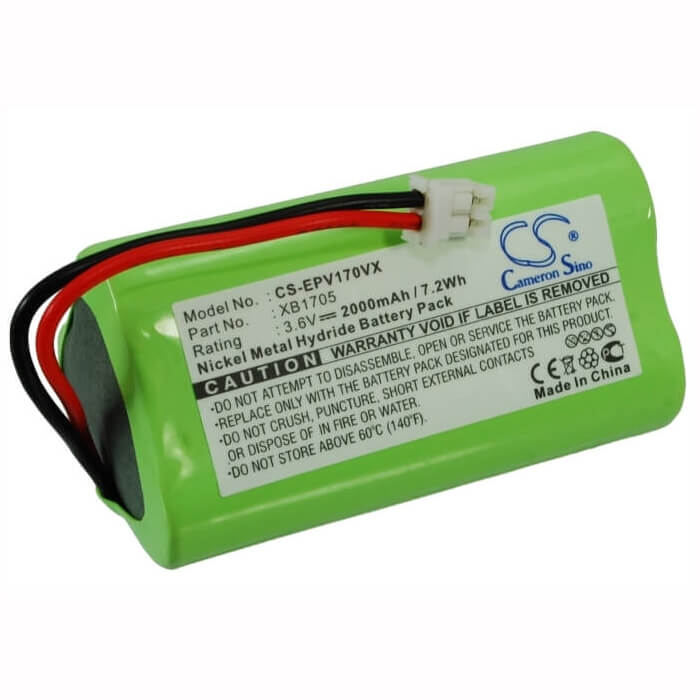3.6V, Ni-MH, 2000mAh, Vacuum battery fits Shark, Euro Pro, Shark V1705, Shark V1705i, 7.20Wh Vacuum Cameron Sino Technology Limited