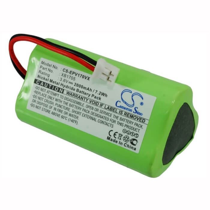 3.6V, Ni-MH, 2000mAh, Vacuum battery fits Shark, Euro Pro, Shark V1705, Shark V1705i, 7.20Wh Vacuum Cameron Sino Technology Limited