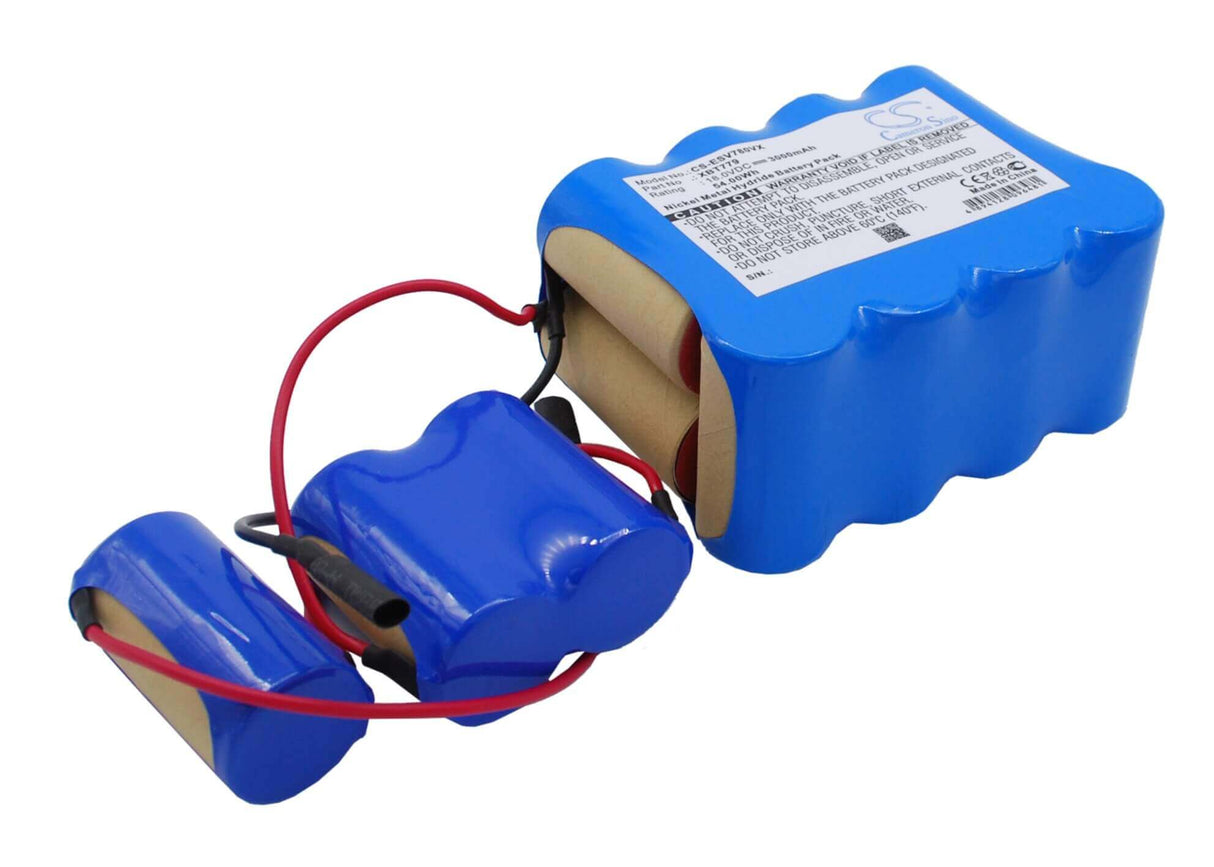 18.0V, Ni-MH, 3000mAh, Vacuum battery fits Euro Pro, Shark, Pet Perfect Ii Hand Vac, Shark Sv780, Shark Vx33, 54.00Wh Vacuum Cameron Sino Technology Limited