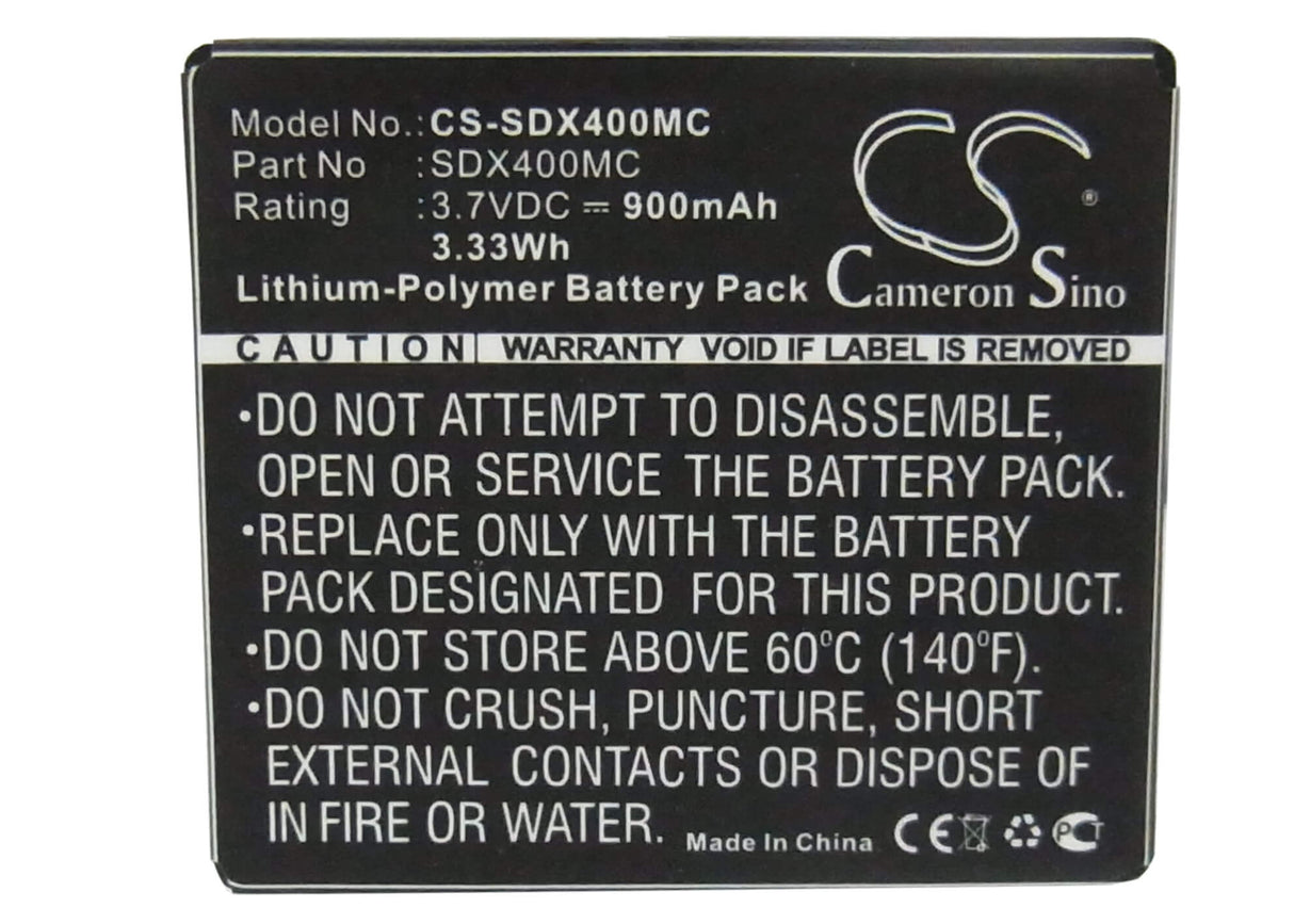 Camera Battery For Evolveo Sportcam A8 3.7v, 900mah - 3.33wh Camera Cameron Sino Technology Limited (Camera)