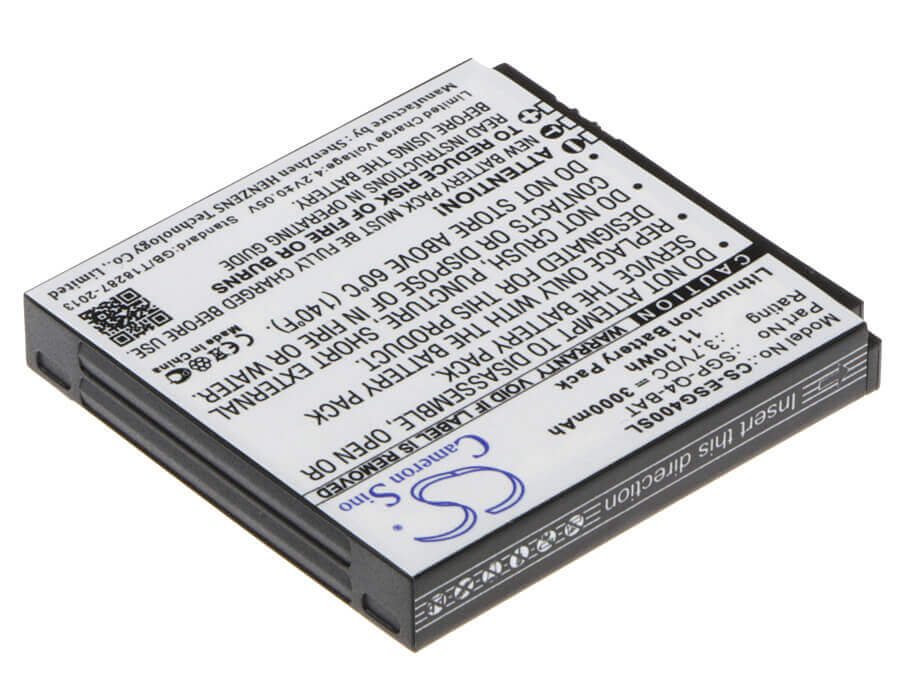 3.7V, Li-ion, 3000mAh, SmartPhone battery fits Evolveo, Sgp-q4-bat, Strongphone Q4, 11.1Wh Mobile, SmartPhone Cameron Sino Technology Limited (Smartphone)
