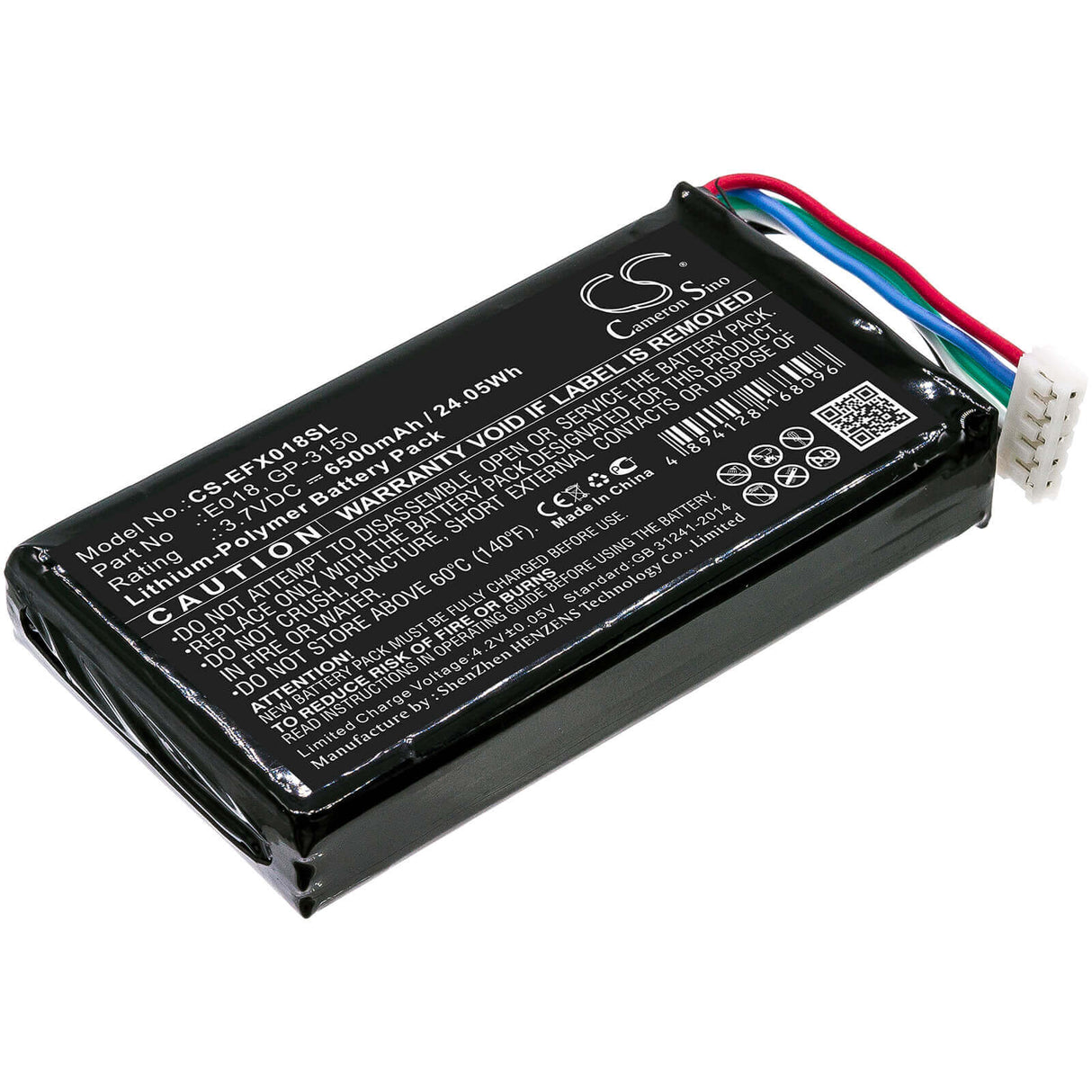 Equipment Battery for Exfo, Ox1, Ox1 Optical Explorer, Ox1 Optical Fiber Multimeter 3.7v, 6500mah - 24.05wh Equipment, Survey, Test Cameron Sino Technology Limited