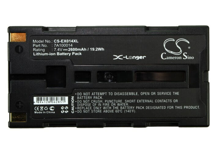 7.4V, Li-ion, 2600mAh, Portable Printer battery fits Sanei Electric, Extech, Oneil, Printek, 7a100014, Andes 3, Apex 2, 19.24Wh Portable Printer Cameron Sino Technology Limited