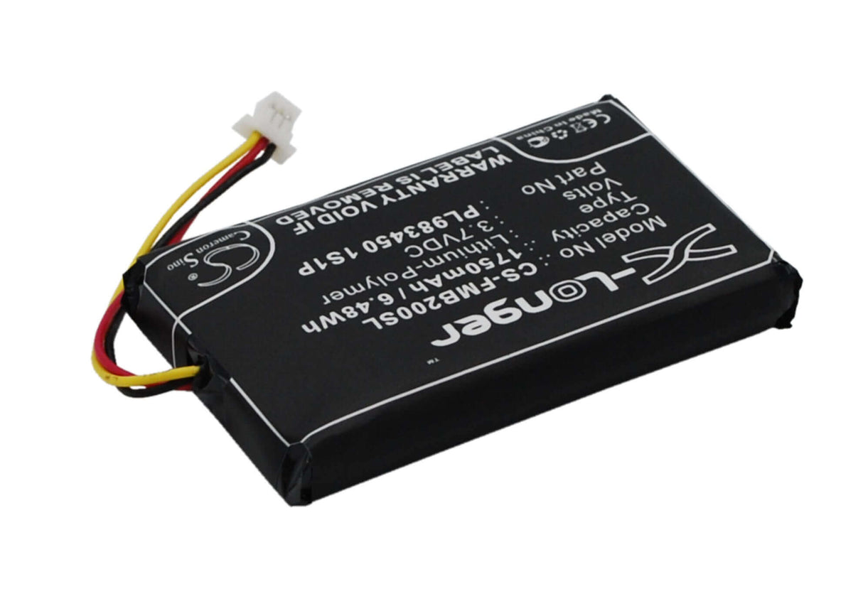 3,7V, Li-Polymère, 1750mAh, batterie GPS compatible avec Falcom, Pl983450 1s1p, Mambo 2, 6,48Wh GPS, Navigator Cameron Sino Technology Limited