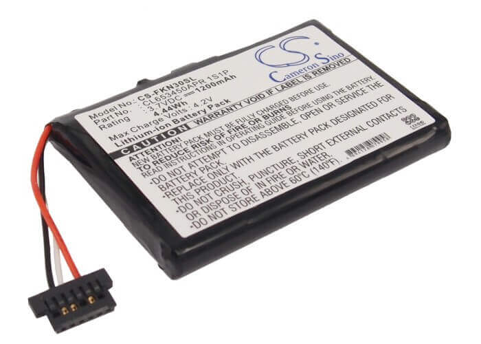 3,7V, Li-ion, 1200mAh, batterie GPS compatible Falk, Cl653450apr 1s1p, E30, E60, 4,44Wh GPS, Navigator Cameron Sino Technology Limited